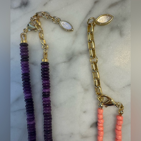 Mignonne Gavigan Billie Amethyst Beaded Charm and Gold Pendant Necklace - Picture 7 of 7